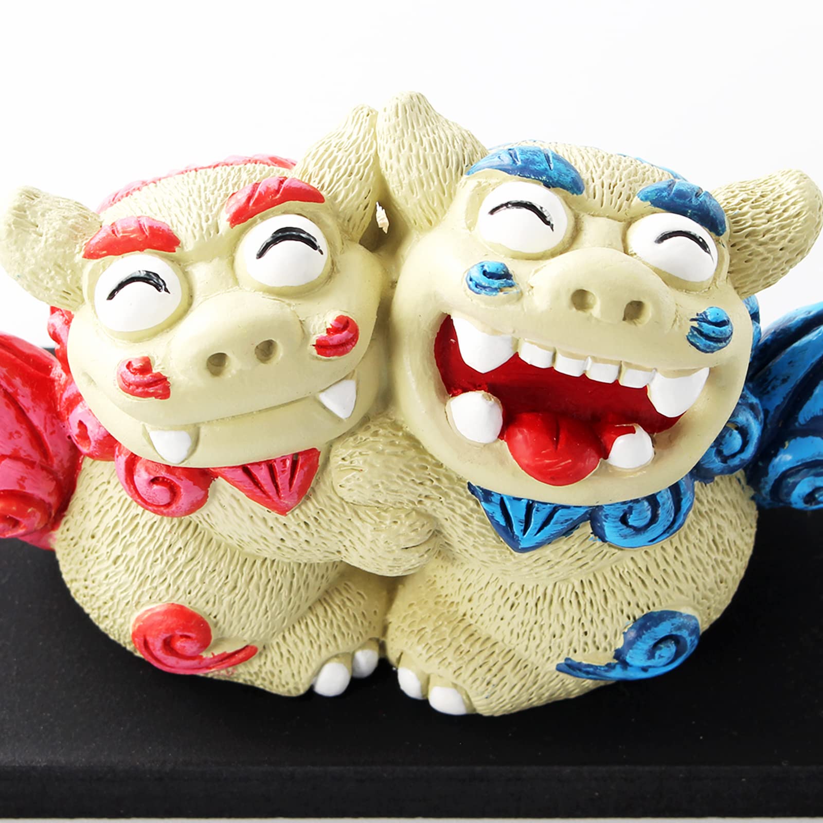 Amazon.co.jp: 福ふくハグシーサー 厄除け 魔除け 幸運 置物 沖縄土産